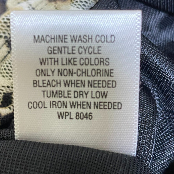 JM Collection Womens Mesh Leopard Print Maxi Skirt Size XL Whimsigoth Grunge - Picture 8 of 11